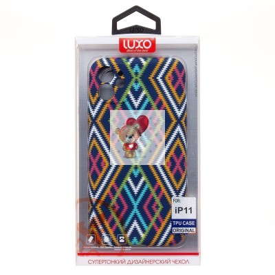 Чехол-накладка для Apple iPhone 11 - (116) (многоцветный) Luxo Creative