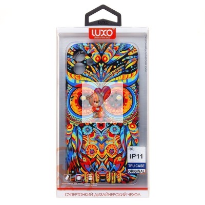 Чехол-накладка для Apple iPhone 11 - (117) (многоцветный) Luxo Creative
