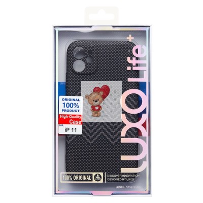 Чехол-накладка для Apple iPhone 11 - (133) (серый) Luxo Creative