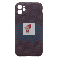 Чехол-накладка для Apple iPhone 11 - (134) (темно-синий) Luxo Creative