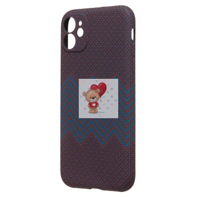 Чехол-накладка для Apple iPhone 11 - (134) (темно-синий) Luxo Creative