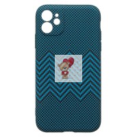 Чехол-накладка для Apple iPhone 11 - (135) (черный) Luxo Creative