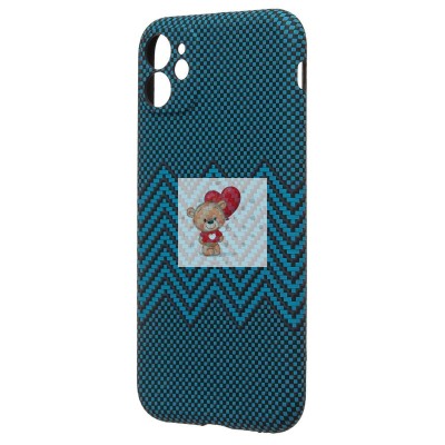 Чехол-накладка для Apple iPhone 11 - (135) (черный) Luxo Creative