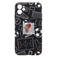 Чехол-накладка для Apple iPhone 11 - (140) (черный) Luxo Creative