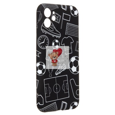 Чехол-накладка для Apple iPhone 11 - (140) (черный) Luxo Creative