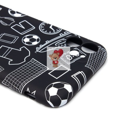 Чехол-накладка для Apple iPhone 11 - (140) (черный) Luxo Creative