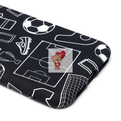 Чехол-накладка для Apple iPhone 11 - (140) (черный) Luxo Creative