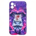 Чехол-накладка для Apple iPhone 11 - (144) (фиолетовый) Luxo Creative