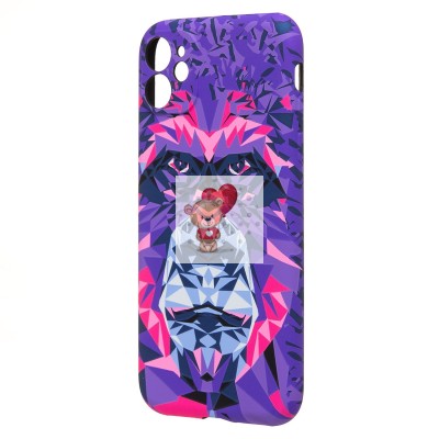 Чехол-накладка для Apple iPhone 11 - (144) (фиолетовый) Luxo Creative Чехол-накладка для Apple iPhone 11 - (144) (фиолетовый) Luxo Creative