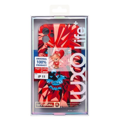 Чехол-накладка для Apple iPhone 11 - (146) (красный) Luxo Creative