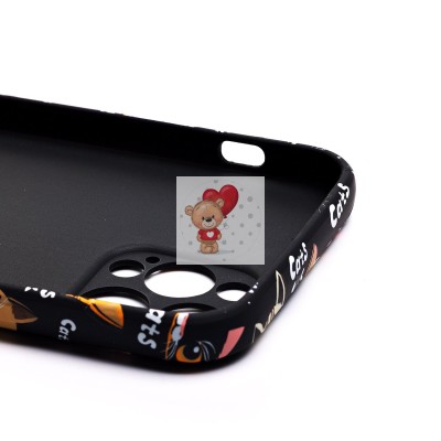 Чехол-накладка для Apple iPhone 12 Pro - (94) (черный) Luxo Creative Чехол-накладка для Apple iPhone 12 Pro - (94) (черный) Luxo Creative