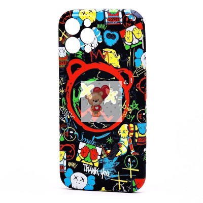 Чехол-накладка для Apple iPhone 12 Pro - (105) (черный) Luxo Creative Чехол-накладка для Apple iPhone 12 Pro - (105) (черный) Luxo Creative