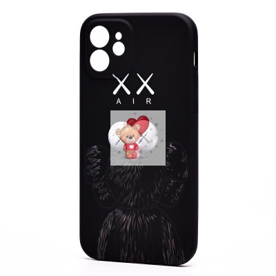 Чехол-накладка для Apple iPhone 12 -88 (черный) Luxo Creative