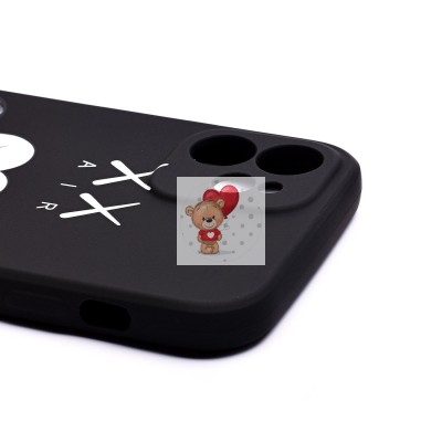 Чехол-накладка для Apple iPhone 12 -88 (черный) Luxo Creative