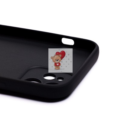 Чехол-накладка для Apple iPhone 12 -88 (черный) Luxo Creative