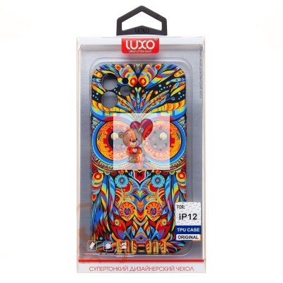 Чехол-накладка для Apple iPhone 12 - (117) (многоцветный) Luxo Creative