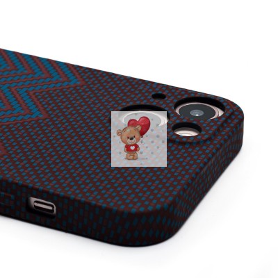 Чехол-накладка для Apple iPhone 13 - (134) (темно-синий) Luxo Creative