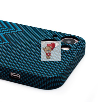 Чехол-накладка для Apple iPhone 13 - (135) (черный) Luxo Creative