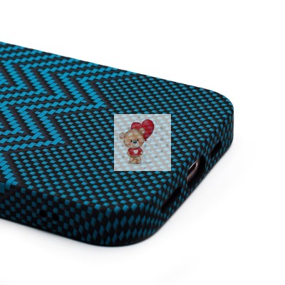 Чехол-накладка для Apple iPhone 13 - (135) (черный) Luxo Creative