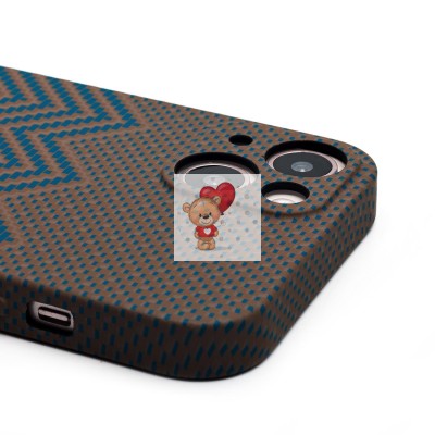 Чехол-накладка для Apple iPhone 13 - (136) (титановый) Luxo Creative