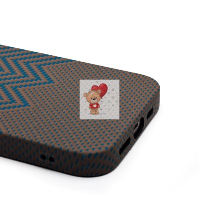 Чехол-накладка для Apple iPhone 13 - (136) (титановый) Luxo Creative