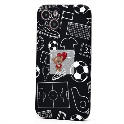 Чехол-накладка для Apple iPhone 13 - (140) (черный) Luxo Creative