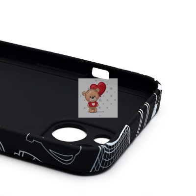 Чехол-накладка для Apple iPhone 13 - (140) (черный) Luxo Creative