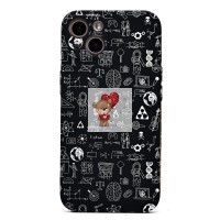 Чехол-накладка для Apple iPhone 13 - (141) (черный) Luxo Creative Чехол-накладка для Apple iPhone 13 - (141) (черный) Luxo Creative