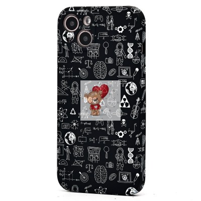 Чехол-накладка для Apple iPhone 13 - (141) (черный) Luxo Creative