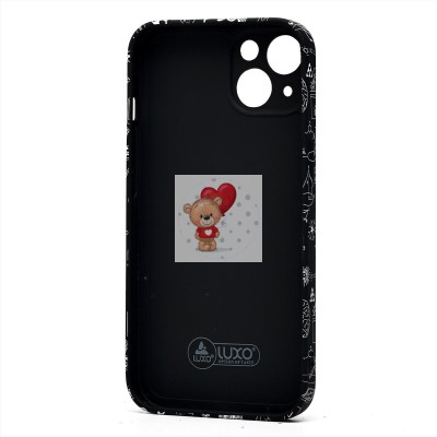 Чехол-накладка для Apple iPhone 13 - (141) (черный) Luxo Creative