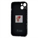 Чехол-накладка для Apple iPhone 13 - (141) (черный) Luxo Creative