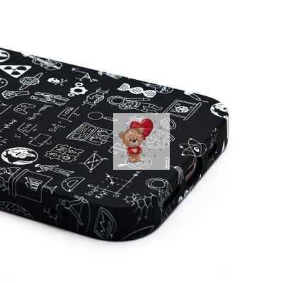 Чехол-накладка для Apple iPhone 13 - (141) (черный) Luxo Creative