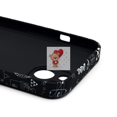 Чехол-накладка для Apple iPhone 13 - (141) (черный) Luxo Creative