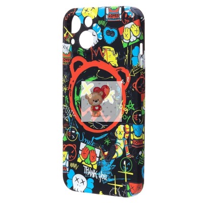 Чехол-накладка для Apple iPhone 14 Plus - (105) (черный) Luxo Creative Чехол-накладка для Apple iPhone 14 Plus - (105) (черный) Luxo Creative