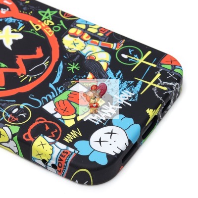 Чехол-накладка для Apple iPhone 14 Plus - (105) (черный) Luxo Creative Чехол-накладка для Apple iPhone 14 Plus - (105) (черный) Luxo Creative