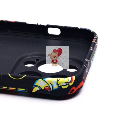 Чехол-накладка для Apple iPhone 14 Pro Max - (105) (черный) Luxo Creative