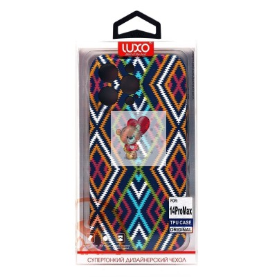 Чехол-накладка для Apple iPhone 14 Pro Max - (116) (многоцветный) Luxo Creative