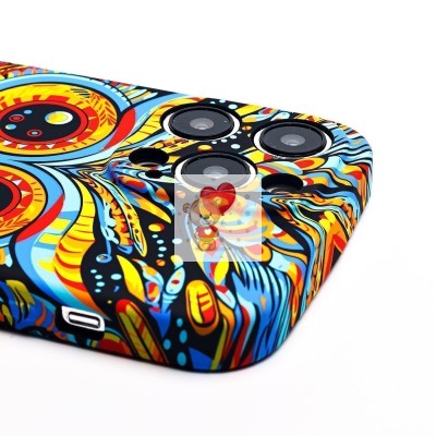 Чехол-накладка для Apple iPhone 14 Pro Max - (117) (многоцветный) Luxo Creative