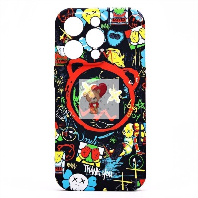 Чехол-накладка для Apple iPhone 14 Pro - (105) (черный) Luxo Creative Чехол-накладка для Apple iPhone 14 Pro - (105) (черный) Luxo Creative