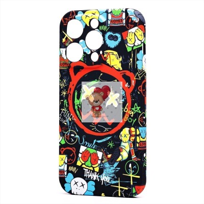 Чехол-накладка для Apple iPhone 14 Pro - (105) (черный) Luxo Creative Чехол-накладка для Apple iPhone 14 Pro - (105) (черный) Luxo Creative