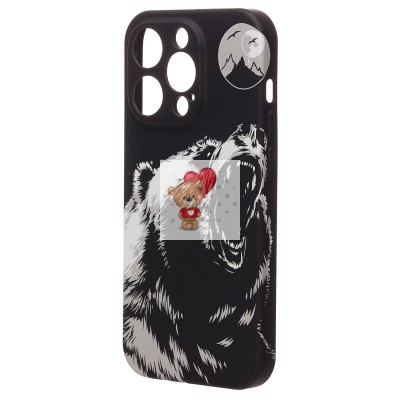 Чехол-накладка для Apple iPhone 14 Pro - (106) (черный) Luxo Creative