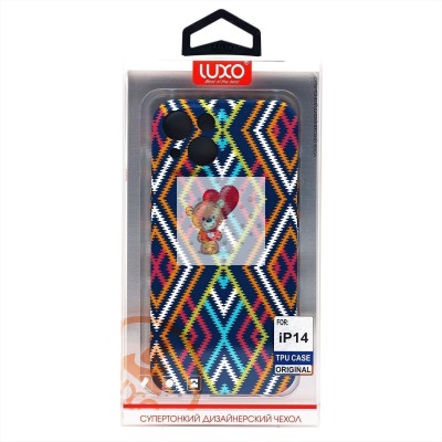 Чехол-накладка для Apple iPhone 14 - (116) (многоцветный) Luxo Creative