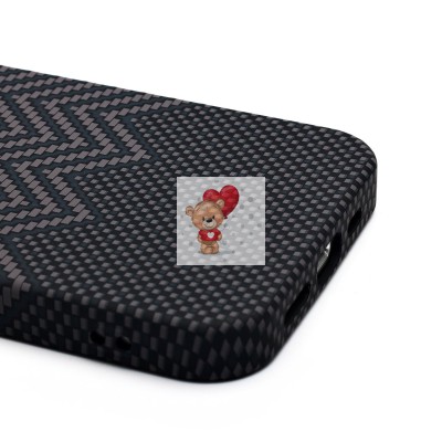 Чехол-накладка для Apple iPhone 14 - (133) (серый) Luxo Creative Чехол-накладка для Apple iPhone 14 - (133) (серый) Luxo Creative