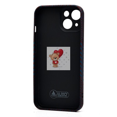 Чехол-накладка для Apple iPhone 14 - (134) (темно-синий) Luxo Creative