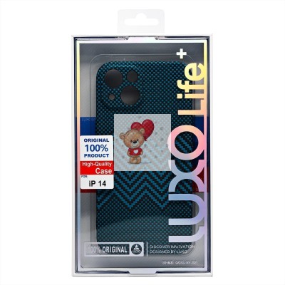 Чехол-накладка для Apple iPhone 14 - (135) (черный) Luxo Creative