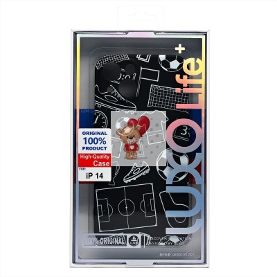 Чехол-накладка для Apple iPhone 14 - (140)  (черный) Luxo Creative