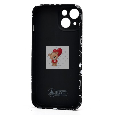 Чехол-накладка для Apple iPhone 14 - (140)  (черный) Luxo Creative