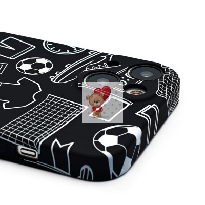 Чехол-накладка для Apple iPhone 14 - (140)  (черный) Luxo Creative