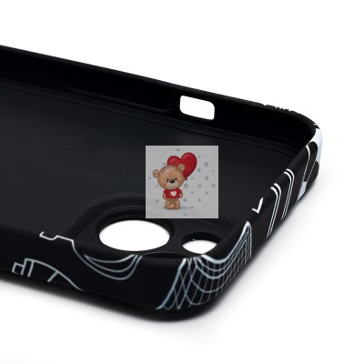 Чехол-накладка для Apple iPhone 14 - (140)  (черный) Luxo Creative