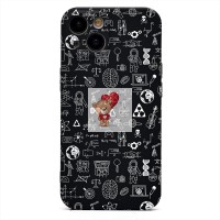 Чехол-накладка для Apple iPhone 14 - (141)  (черный) Luxo Creative